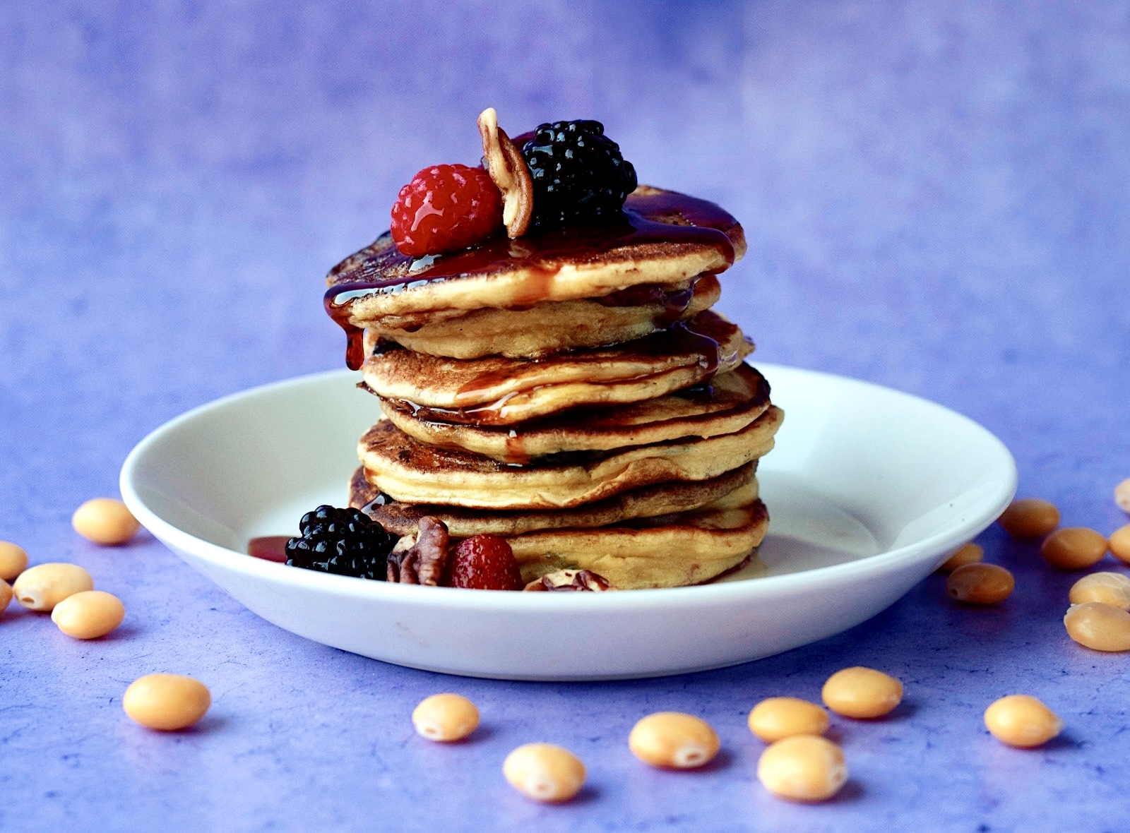 American pancakes met Lupinemeel